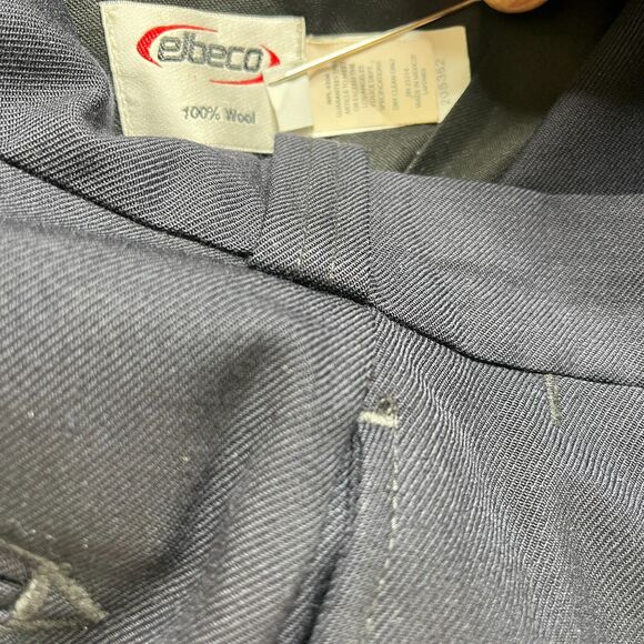 Elbeco Pants Mens 36R x  26 Blue Wool EMT Medical Military Pockets Uniform - Picture 8 of 14